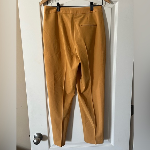 Topshop Golden Yellow Designer Slacks Women’s Size 6 - Picture 4 of 15
